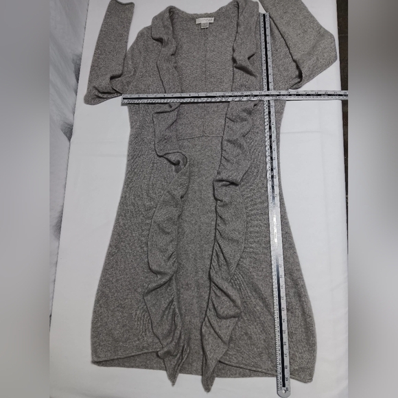 Kenar 💯 Cashmere Midi Waterfall Open sweater.  Ladies size L - Picture 3 of 6